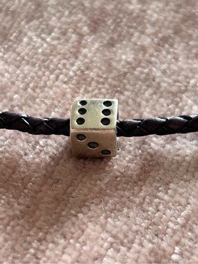Genuine Pandora Dice Retired Charm - ALE 925 Sterling Silver